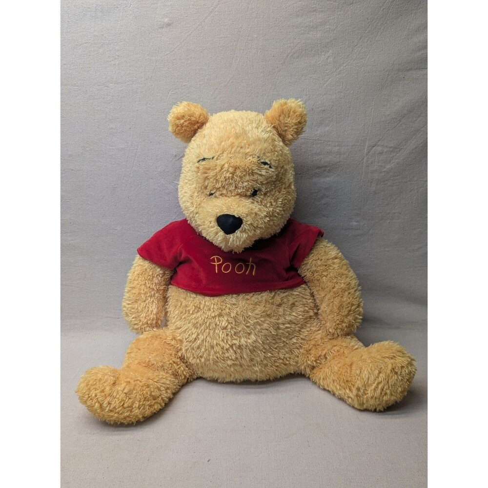 Vintage Rare Winnie The Pooh Disney Jumbo GIANT Plush Stuffed Bear Animal